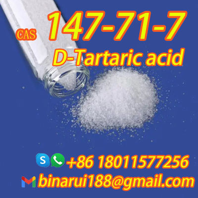 CAS 147-71-1 PMK D-ácido tartárico C4H6O6 Ácido tartárico