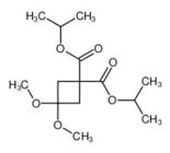 CAS 115118-68-8, 3,3 dimethoxycyclobutane-1,1-dicarboxylate Diisopropyl
