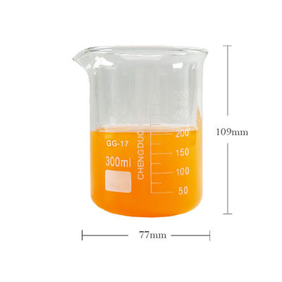 300 ml de vidrio de medición de laboratorio vasos personalizables