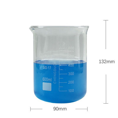 Envases de laboratorio de medición de vidrio 600 ml personalizables