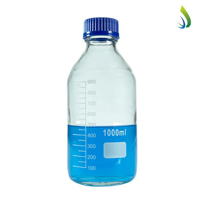OEM ODM botellas de laboratorio de vidrio con reactivo de 1000 ml con tapa de tornillo azul