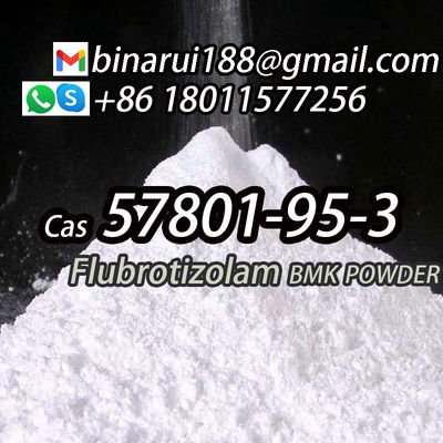 Flubrotizolam en polvo CAS 57801-95-3 2-bromo-4-(2-fluorofenilo)-9-metilo-6H-tieno[3,2-f]