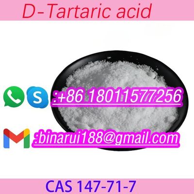 Ácido D-tartárico CAS 147-71-7 (2S,3S) Ácido tartárico Intermediarios químicos finos de grado alimenticio