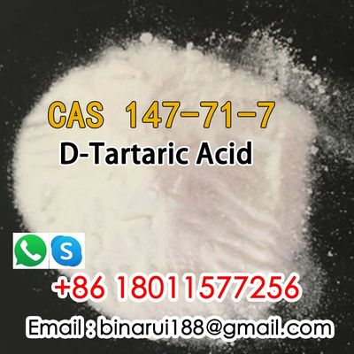 99% de pureza Ácido D-tartárico CAS 147-71-7 Síntesis Materiales intermedios