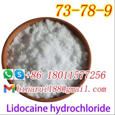 Clorhidrato de lignocaína Intermediarios químicos finos Clorhidrato de xilina CAS 73-78-9