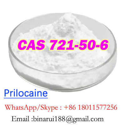 CAS 721-50-6 Prilocaína C13H20N2O materias primas farmacéuticas Citanesto en polvo blanco