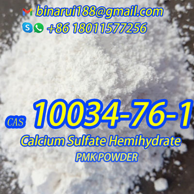 CAS 10034-76-1 Sulfato de calcio hemihidratado Aditivos químicos para alimentos H2CaO5S Yeso seco