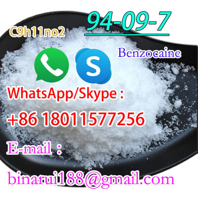 Comprar 99% Benzocaína C9H11NO2 éster etílico de ácido p-aminobenzoico Cas 94-09-7