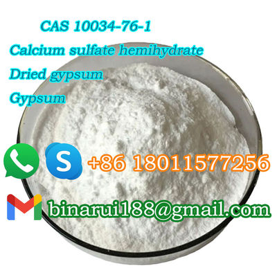 CAS 10034-76-1 Sulfato de calcio Hemihidrato Productos químicos Materia prima Color blanco