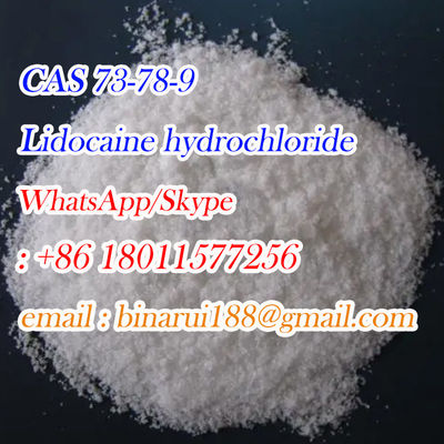 CAS 73-78-9 Entrega rápida Clorhidrato de Xilina / Xiloneural