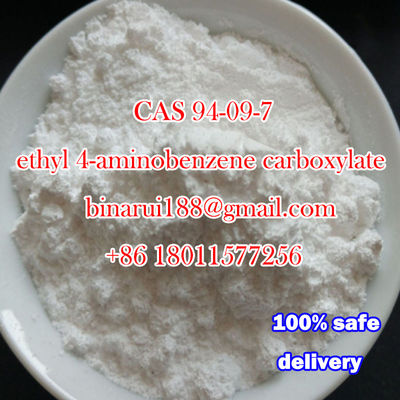 Benzocaína / americaína de cristal blanco CAS 94-09-7 99% de pureza Intermedios farmacéuticos