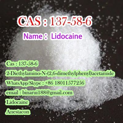 CAS 137-58-6 Maricaína / Gravocaína Materia prima farmacéutica Proveedor de China
